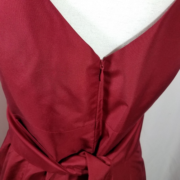 Ann Taylor Aline Red Silk Dress 8 NEW - Picture 8 of 13